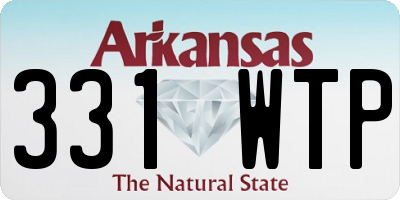 AR license plate 331WTP