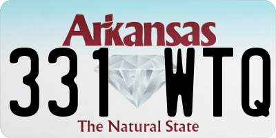 AR license plate 331WTQ