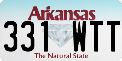 AR license plate 331WTT