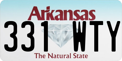 AR license plate 331WTY