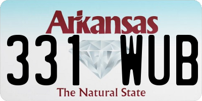 AR license plate 331WUB