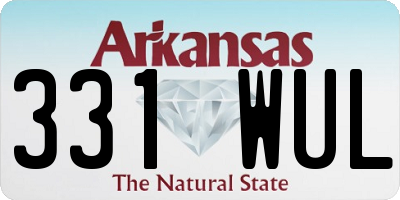 AR license plate 331WUL
