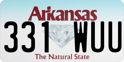 AR license plate 331WUU