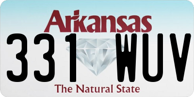 AR license plate 331WUV