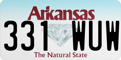 AR license plate 331WUW