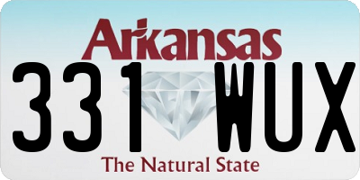 AR license plate 331WUX