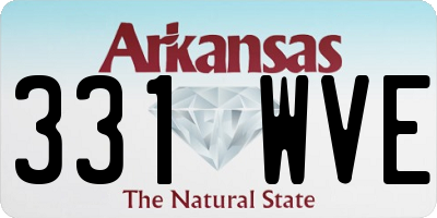 AR license plate 331WVE