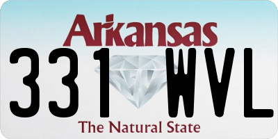 AR license plate 331WVL
