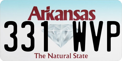 AR license plate 331WVP