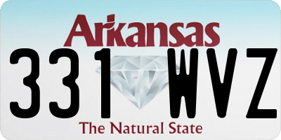 AR license plate 331WVZ