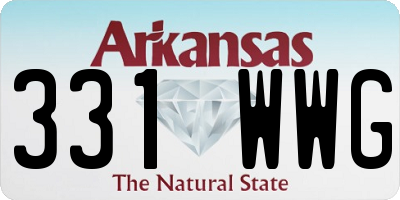 AR license plate 331WWG