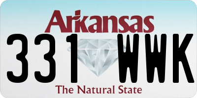 AR license plate 331WWK