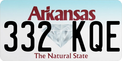 AR license plate 332KQE
