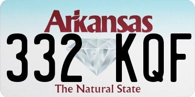 AR license plate 332KQF