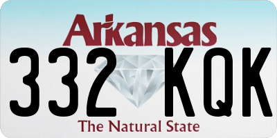 AR license plate 332KQK