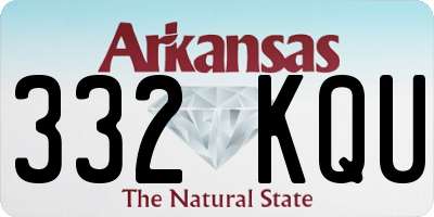 AR license plate 332KQU