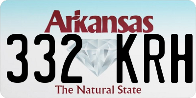 AR license plate 332KRH