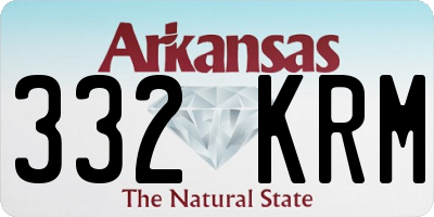 AR license plate 332KRM
