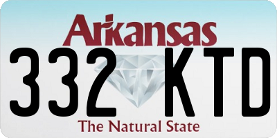 AR license plate 332KTD