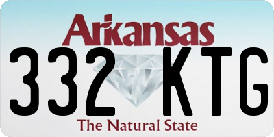 AR license plate 332KTG