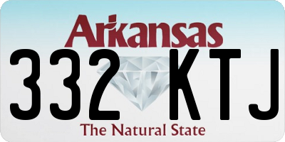 AR license plate 332KTJ