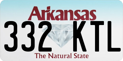 AR license plate 332KTL