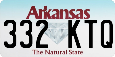 AR license plate 332KTQ