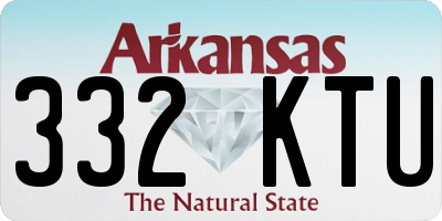 AR license plate 332KTU