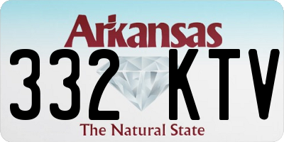 AR license plate 332KTV