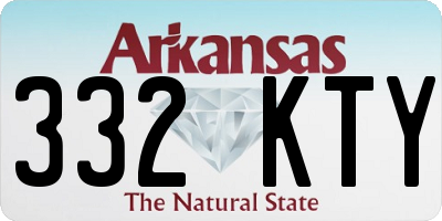 AR license plate 332KTY