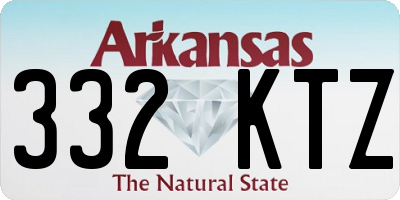 AR license plate 332KTZ