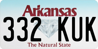 AR license plate 332KUK