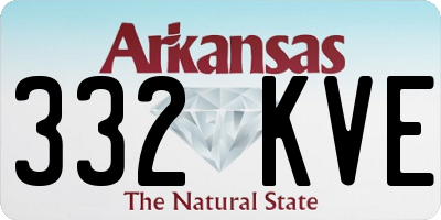 AR license plate 332KVE