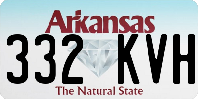 AR license plate 332KVH
