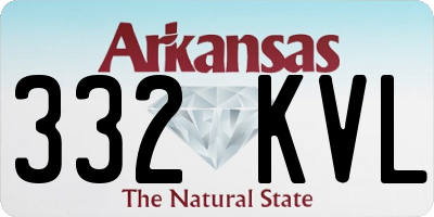 AR license plate 332KVL