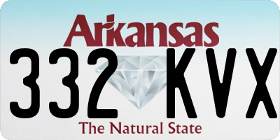 AR license plate 332KVX