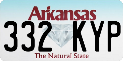 AR license plate 332KYP