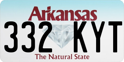 AR license plate 332KYT