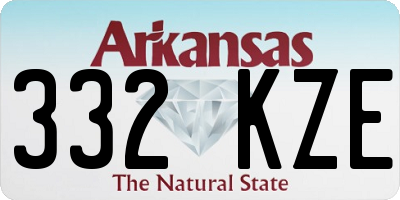 AR license plate 332KZE