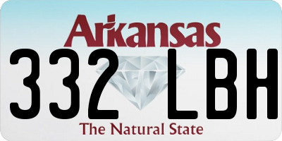 AR license plate 332LBH