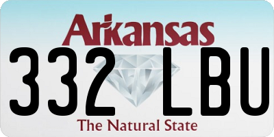 AR license plate 332LBU