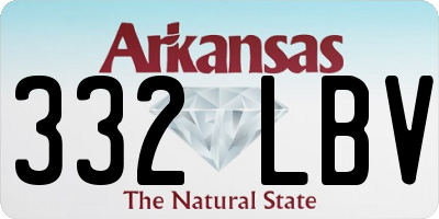 AR license plate 332LBV