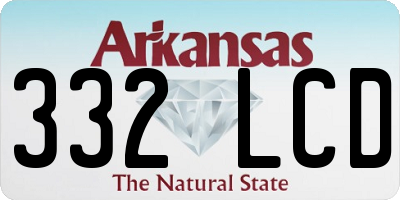 AR license plate 332LCD