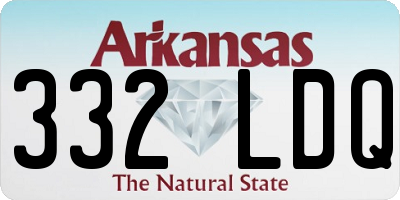 AR license plate 332LDQ
