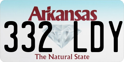 AR license plate 332LDY