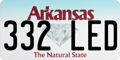 AR license plate 332LED