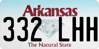 AR license plate 332LHH