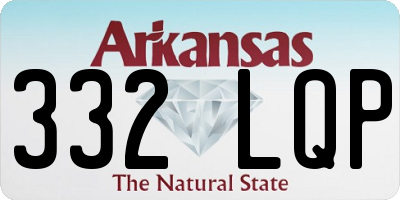 AR license plate 332LQP