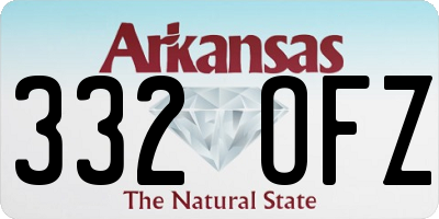 AR license plate 332OFZ