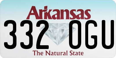 AR license plate 332OGU